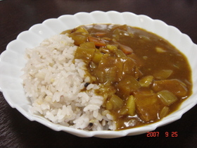 笑顔になる^^我が家のサツマイモカレー
