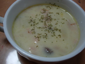 ホクホク♪さつまいものスープ