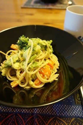 クリーミーアボカドワンポットパスタ