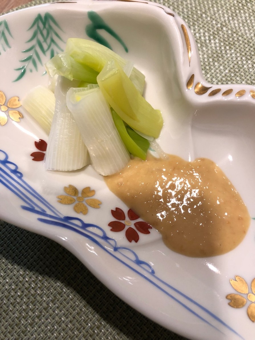 葱のマヨネーズ味噌の画像