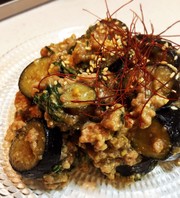 ご飯が進む!茄子の大葉味噌炒めの写真