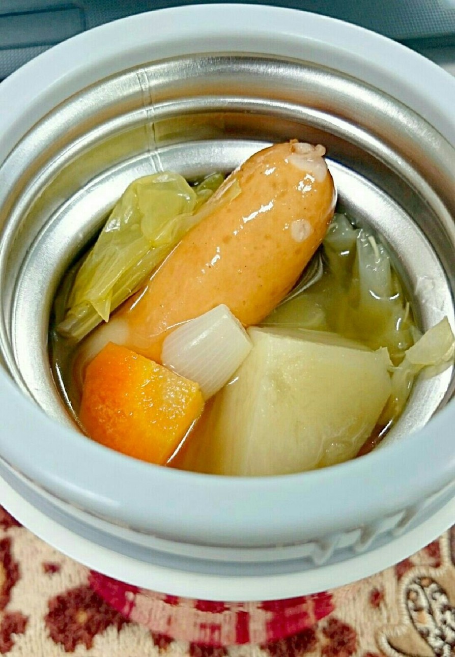 スープジャーランチ♪ポトフの画像