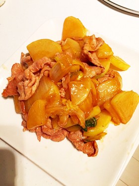 豚バラ大根風?白菜もいれちゃえ!