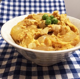 簡単フライパンで!我が家の親子丼