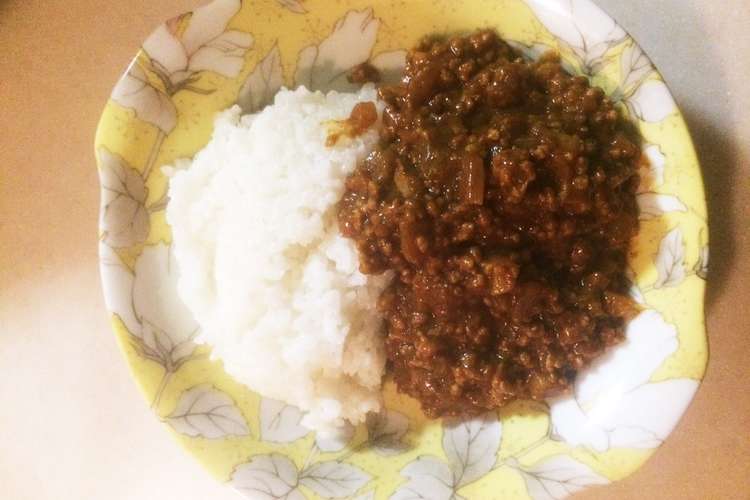 時短 ゆで卵入りひき肉カレー レシピ 作り方 By しのプーさん クックパッド