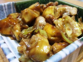 鶏肉と栗の炒め物