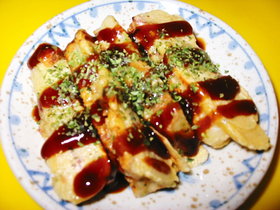~ちくわのお好み焼き風~