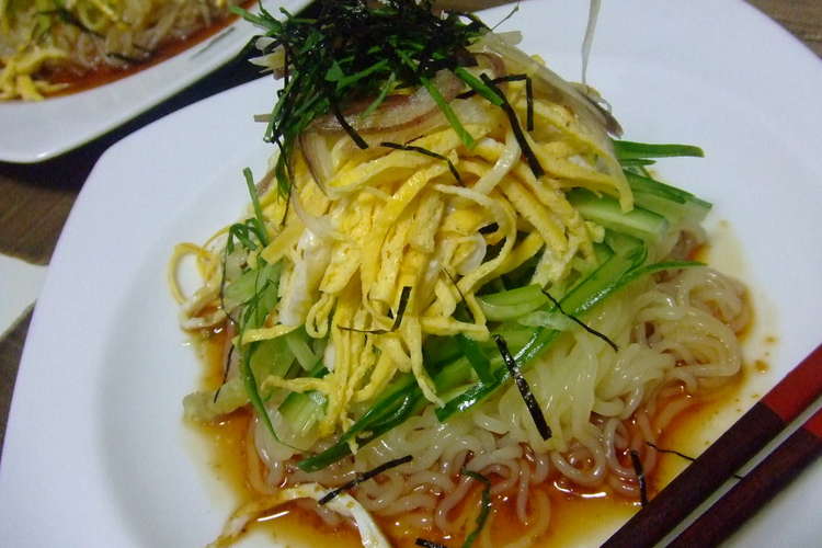 こんにゃく麺で 冷やし中華ダイエット レシピ 作り方 By あちゃ姫 クックパッド 簡単おいしいみんなのレシピが355万品