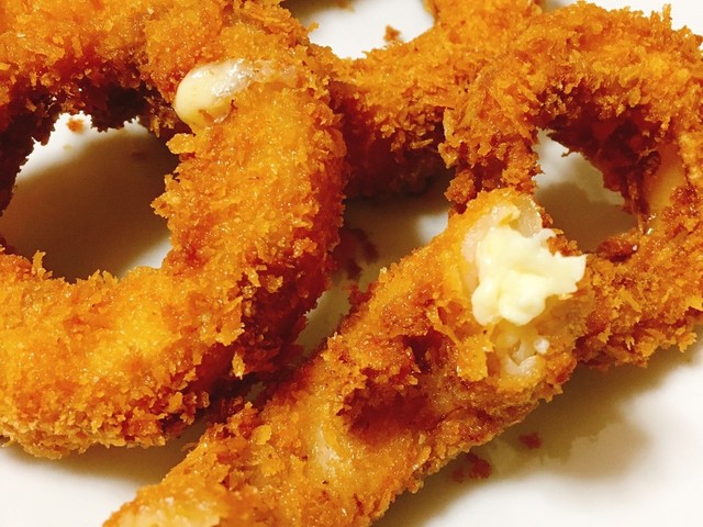 チーズ入り肉巻きオニオンリング レシピ 作り方 By くらげとママ クックパッド
