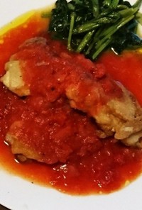 簡単♪鶏肉のピリ辛トマト煮サルサ風