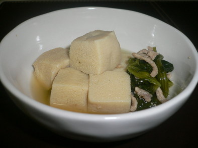 ☆簡単☆高野豆腐と鶏挽肉の煮物の写真