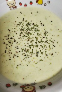 枝豆の豆乳スープ