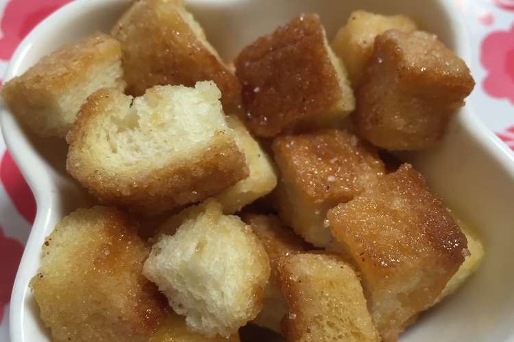簡単おやつ 食パンラスク レシピ 作り方 By りじなちゃん クックパッド 簡単おいしいみんなのレシピが355万品