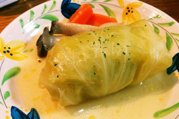 ロールキャベツ 蓮根入りでお肉ふわふわ レシピ 作り方 By Mipup クックパッド