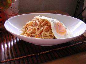 ツナとフレッシュトマトのパスタ