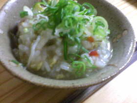 雑炊 (子供も食べれます)