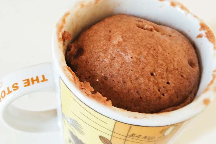 レンジで2分マグカップでチョコケーキ レシピ 作り方 By なゆきす クックパッド 簡単おいしいみんなのレシピが375万品