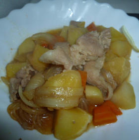 基本のめんつゆ肉じゃが。