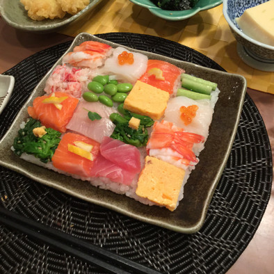 ひな祭り♡パーティにも簡単モザイク寿司の写真