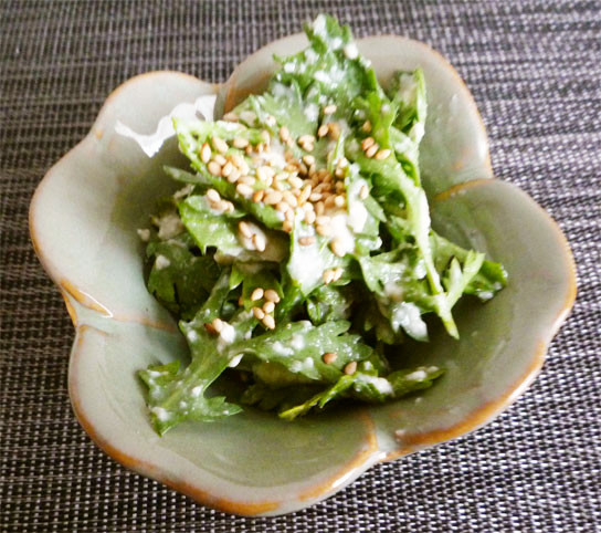 菊菜の味噌白和えの画像