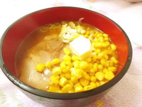 *私の懐かしい味噌バターコーンラーメン*