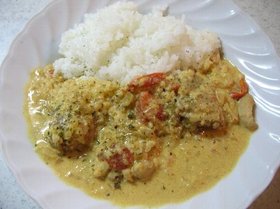 生クリームでマイルド チキンカレー