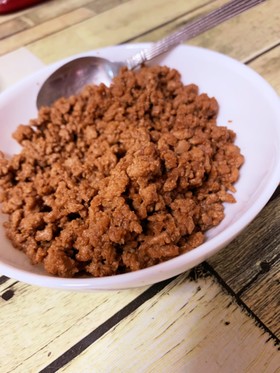 簡単でおいしい肉みそ♪