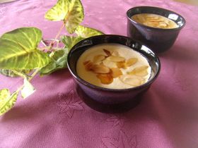 ほうじ茶のババロア キャラメルソースがけ