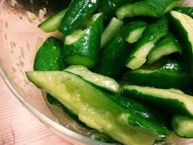 マルちゃん正麺塩味で簡単旨しおきゅうり