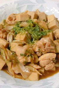 鶏肉と高野豆腐のトロトロ煮