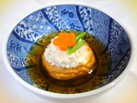 魚河岸のえびしんじょ風あんかけ