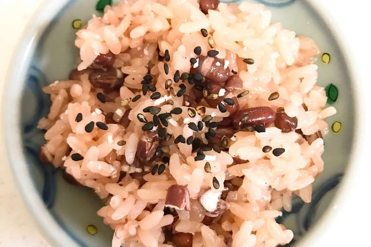 簡単炊飯器赤飯 レシピ 作り方 By Samurai T クックパッド