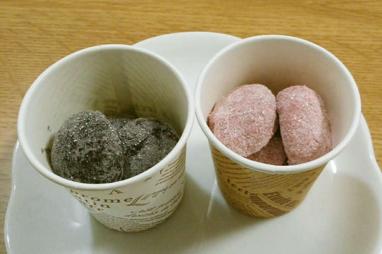 スノーボール ブラックココアといちご レシピ 作り方 By らんたんのママ クックパッド 簡単おいしいみんなのレシピが360万品