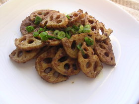 れんこんの簡単カレールー炒め