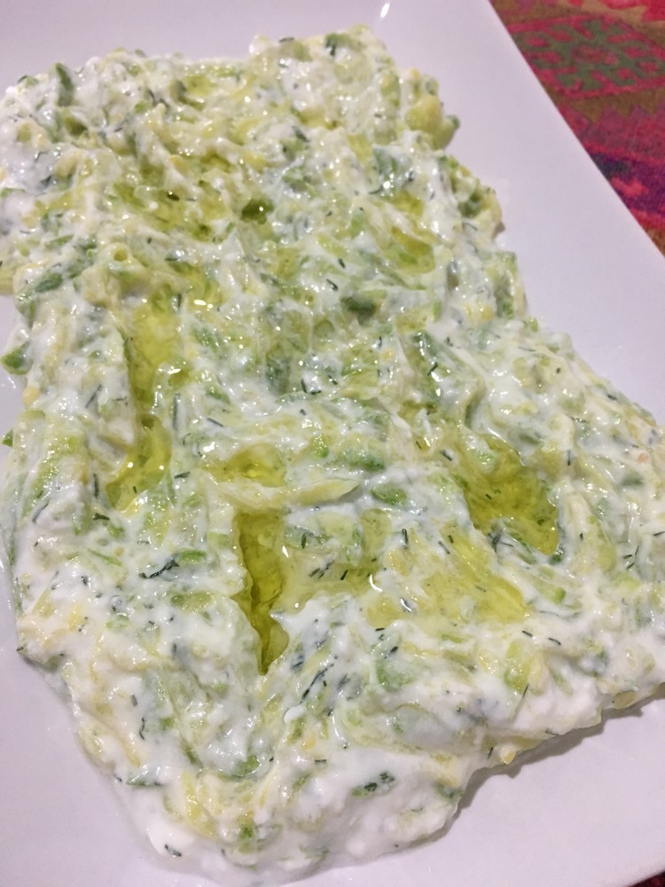 ギリシャヨーグルトズッキーニのパンのレシピ