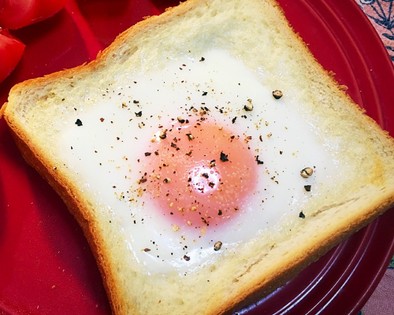 簡単朝食ダイエット！ノンオイル卵トーストの写真