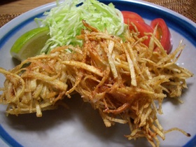 衣カリカリ 牡蠣の毬栗揚げ