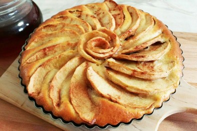 簡単アップルケーキ（リンゴ）の写真