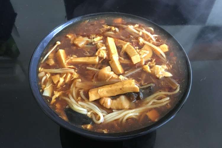 酸辣湯麺 スーラタンメン レシピ 作り方 By Montypark クックパッド 簡単おいしいみんなのレシピが354万品