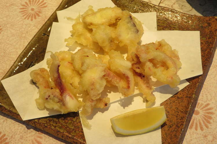 烏賊下足の天ぷら レシピ 作り方 By はちちゃん8 クックパッド