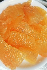 柑橘類をキレイに剥く方法