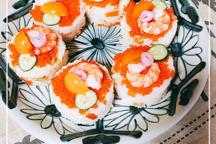 ひな祭りにオススメ プチケーキ寿司 レシピ 作り方 By クックloveまま クックパッド 簡単おいしいみんなのレシピが360万品