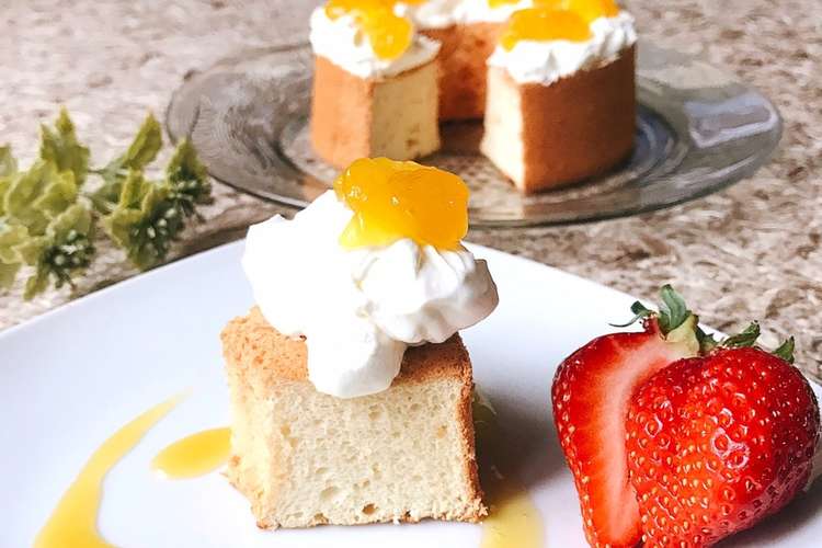 お好きなジュースでエンゼルフードケーキ レシピ 作り方 By Taechi309 クックパッド