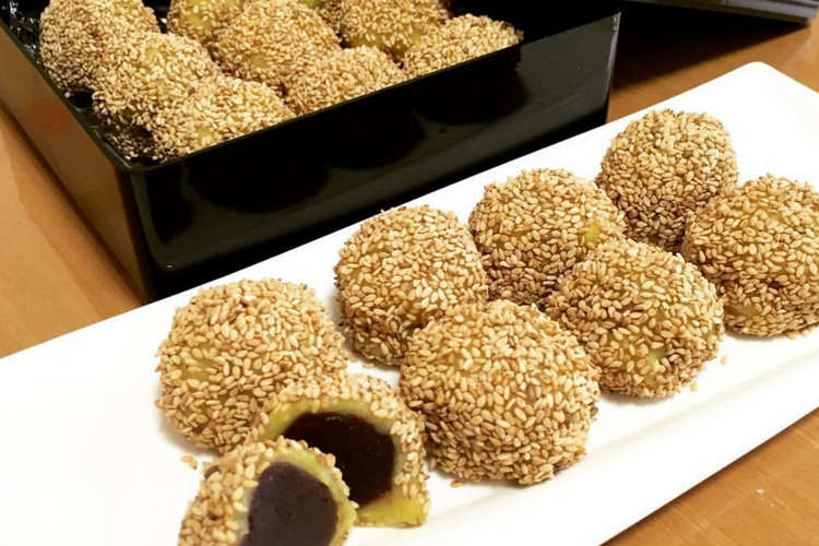 さつまいも胡麻餅 レシピ 作り方 By Shoko3184 クックパッド 簡単おいしいみんなのレシピが376万品