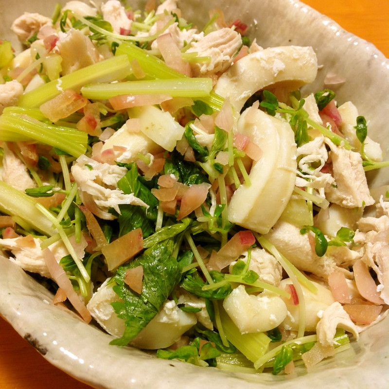 フェンネルとセロリのサラダのレシピ