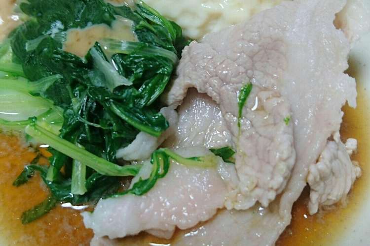 温泉豆腐の豚しゃぶ レシピ 作り方 By おともやん クックパッド