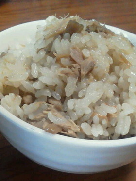 なめたけシーチキンご飯☆