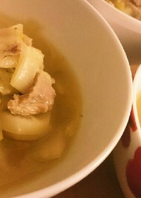 豚肉と白菜の味噌バター鍋