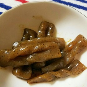 ダイエットに!こんにゃくの甘辛炒め