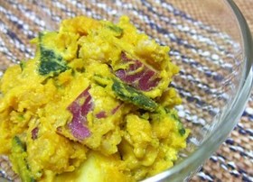 秋の味覚たっぷり♪かぼちゃサラダ